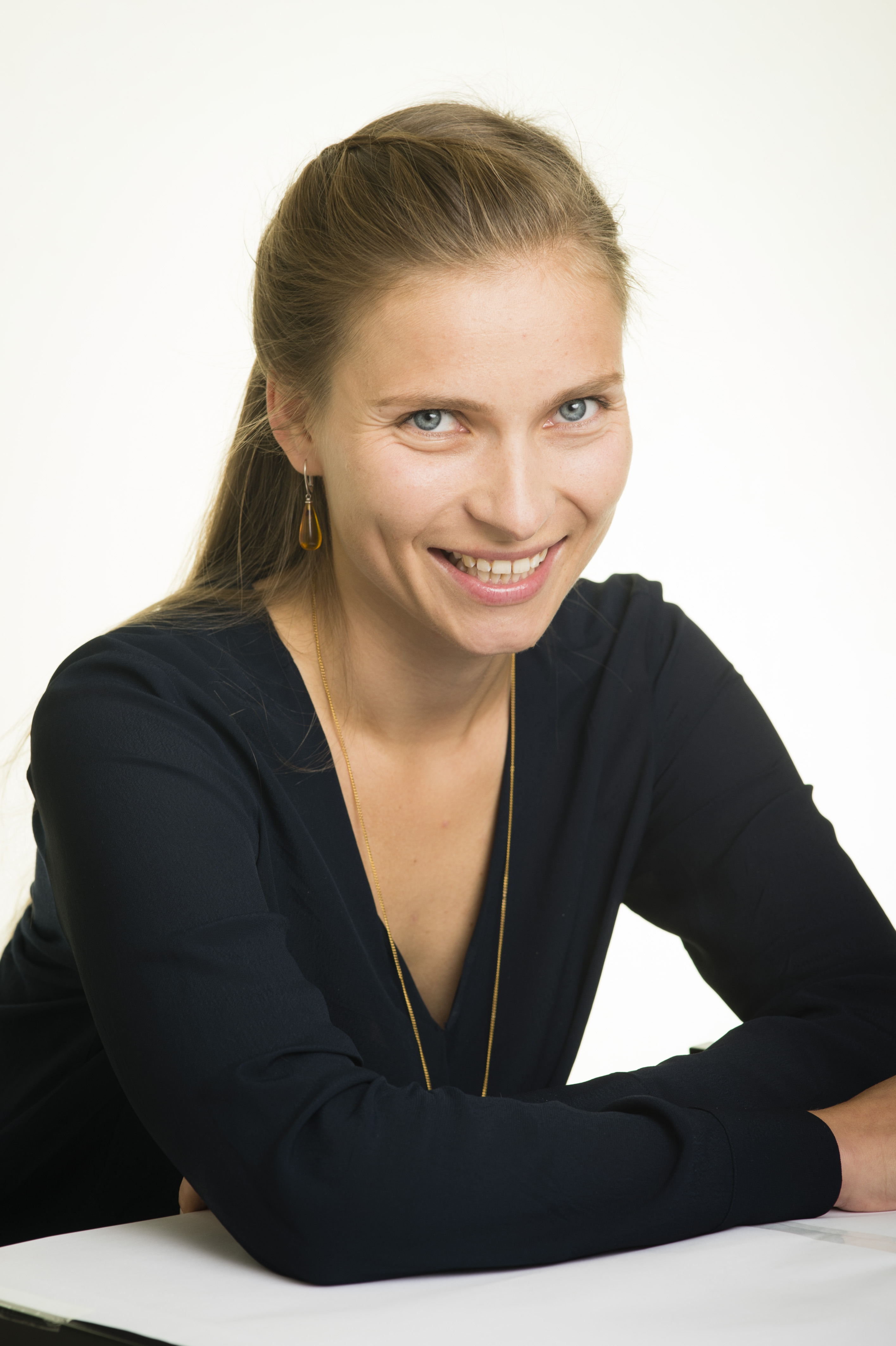 "Portrait of Daria Gritsenko. Photo: Veikko Somerpuro"