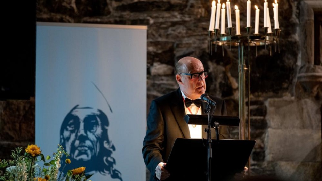 Sir David Cannadine delivers his speech at the Holberg Prize Banquet on 5 June, 2019. The Banquet was held in honour of 2019 Holberg Laureate Paul Gilroy. 