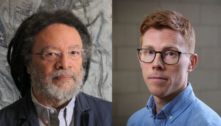 Portretter av Paul Gilroy og Finnur Dellsén.