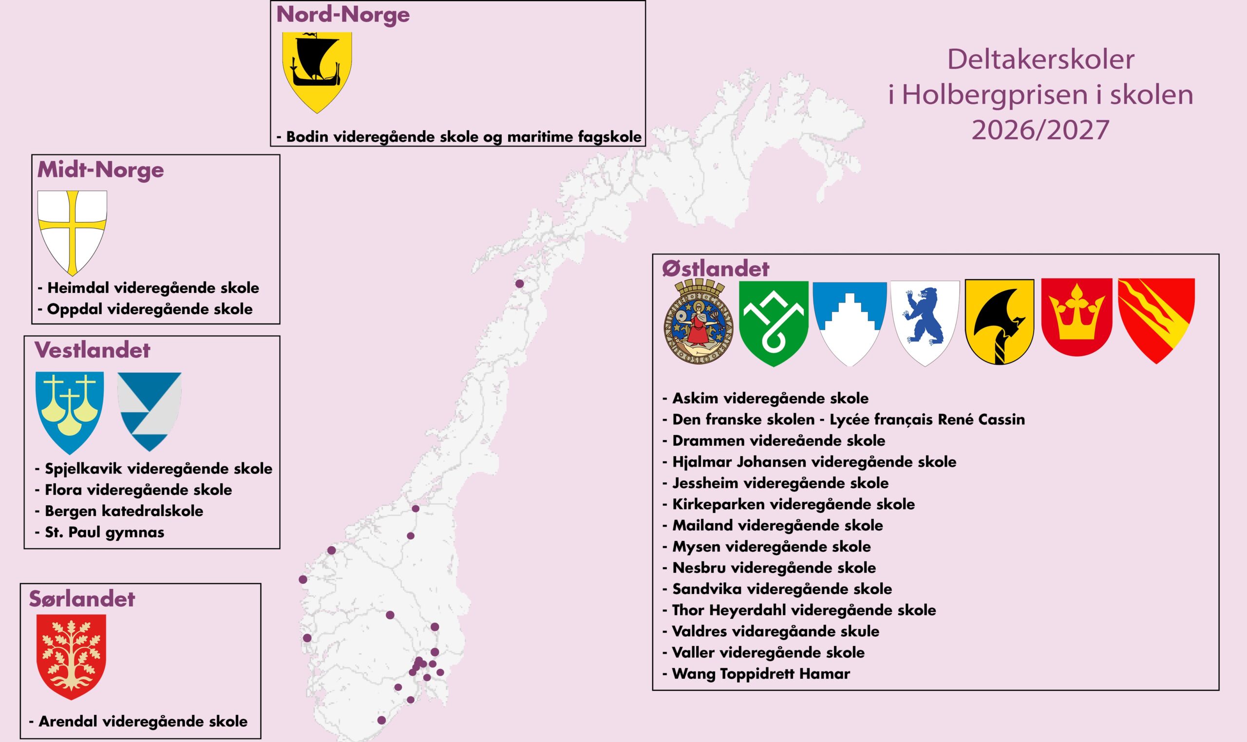 Bilde av Rekordmange deltakerskoler i Holbergprisen i skolen